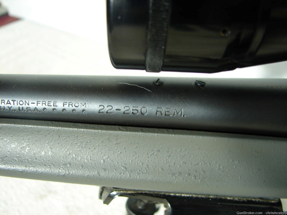 REMINGTON XP-100R IN 22-250 WITH BURRIS 10X SCOPE REPEATER VERY NICE-img-8