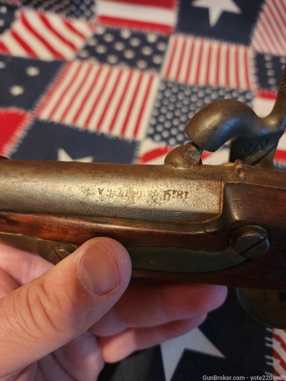 1816 FRENCH PERCUSSION PISTOL BLACK POWDER MILITARY GUN-img-15