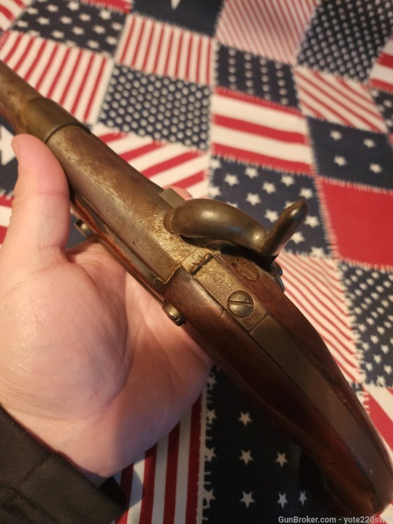 1816 FRENCH PERCUSSION PISTOL BLACK POWDER MILITARY GUN-img-7