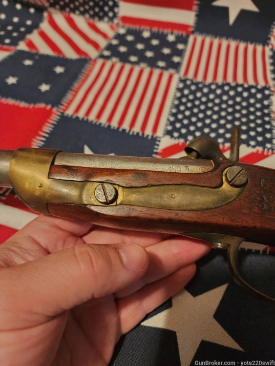 1816 FRENCH PERCUSSION PISTOL BLACK POWDER MILITARY GUN-img-10