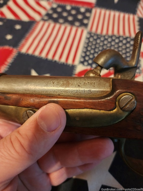 1816 FRENCH PERCUSSION PISTOL BLACK POWDER MILITARY GUN-img-9