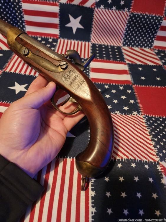 1816 FRENCH PERCUSSION PISTOL BLACK POWDER MILITARY GUN-img-3
