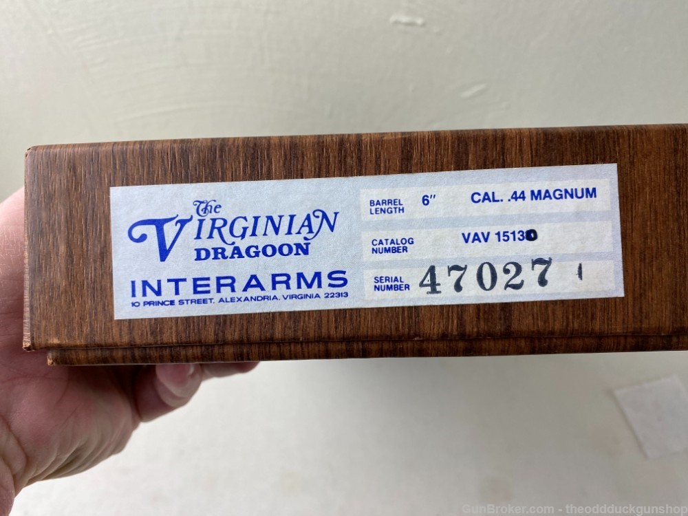 Interarms Virginian Dragoon 44 Mag 6"-img-6