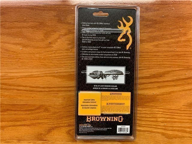 Browning 2018 Auto-5 Greatest Hits Knife LE-img-4