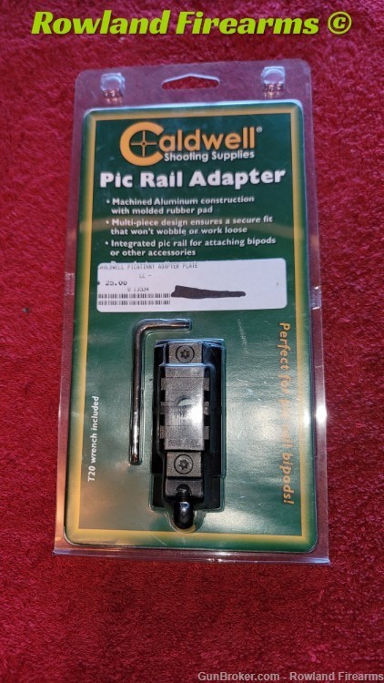 Caldwell Pic Rail Adapter Picatinny Adapter -img-0