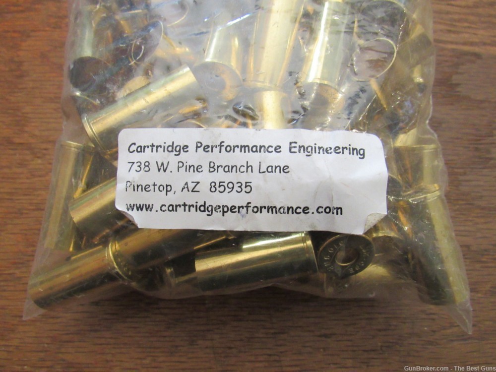 100 Rounds Cartridge Performance Engineering 510 GNR New Brass Shell Cases-img-3
