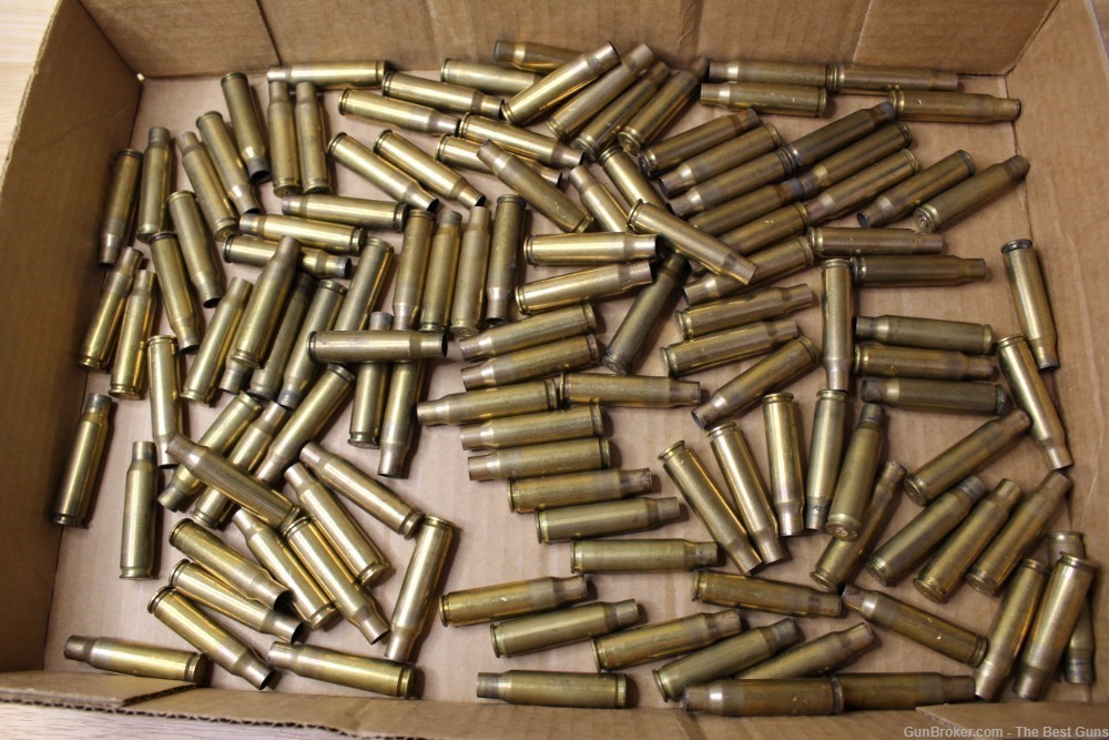 Once Fired .308 Brass 120 Round Lot Ready to Load 7.62x51-img-0