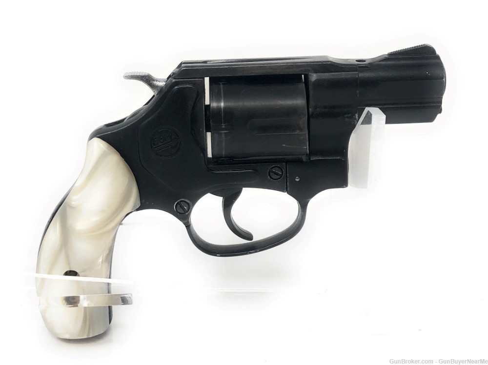 Bruni Revolver Cal 380  9mm K White Pearl Kirinite Grip-img-2