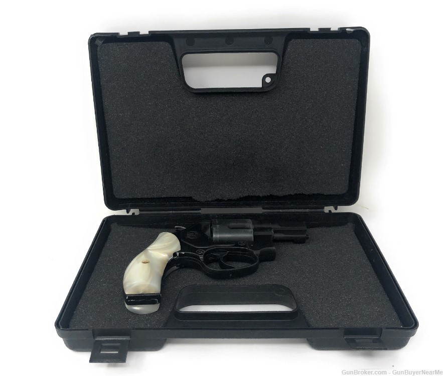 Bruni Revolver Cal 380  9mm K White Pearl Kirinite Grip-img-5