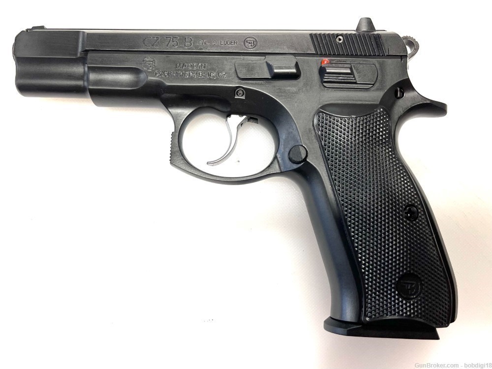 CZ 75B 9mm 01102 9mm CA Legal w/ Safety CA Roster Compliant NO CC FEE-img-2
