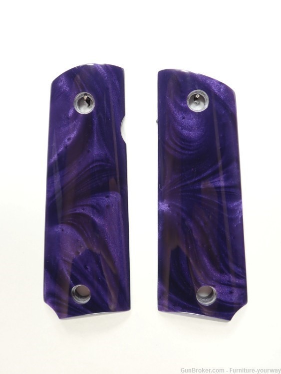Purple Pearl Grips for Browning 1911-22 1911-380 Grips-img-0