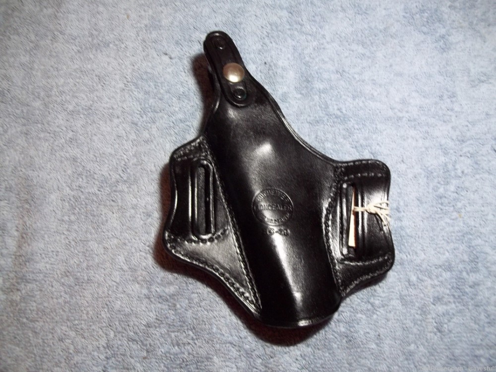 Smith Wesson 39 NOS Bucheimer Right Hand Concealer Leather Holster 9mm-img-6