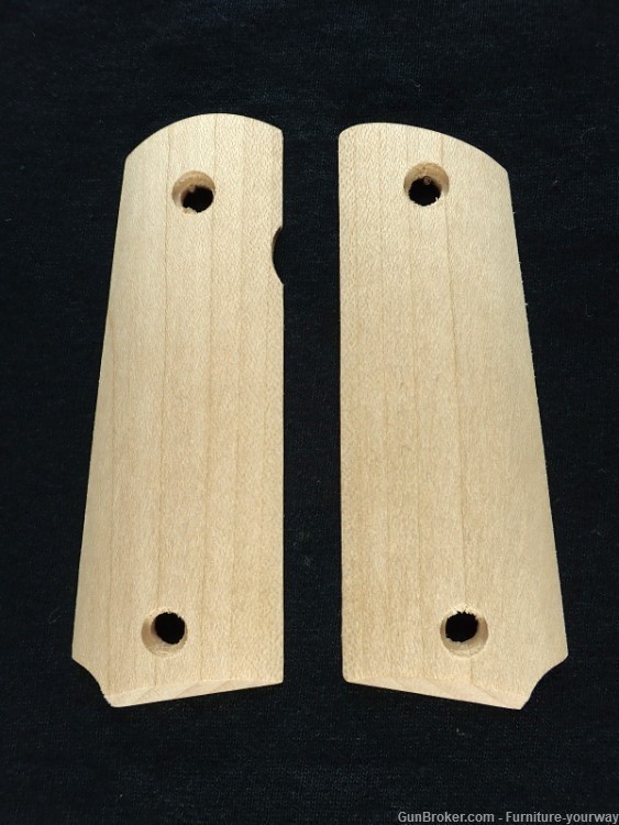 Unfinished Maple Grips for Browning 1911-22 1911-380 Grips-img-0