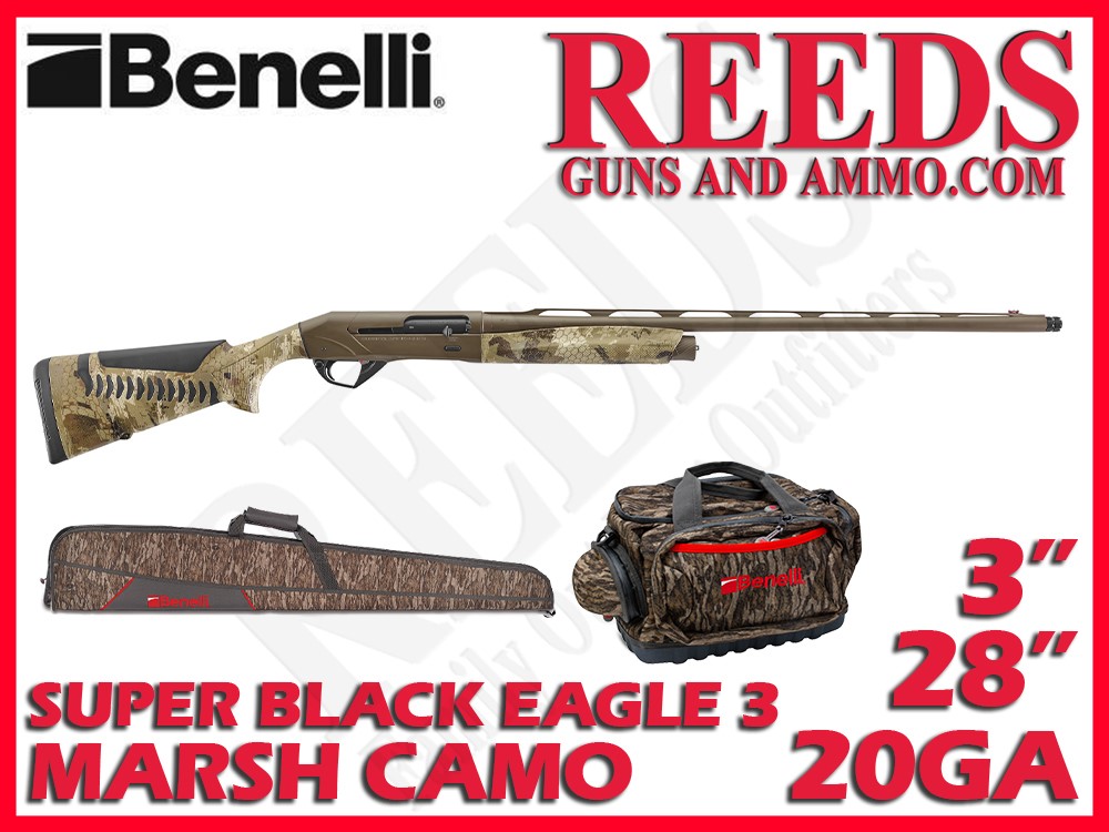 Benelli Super Black Eagle 3 Marsh Camo Patriot Brown 20 Ga 3in 28in 11242-img-0
