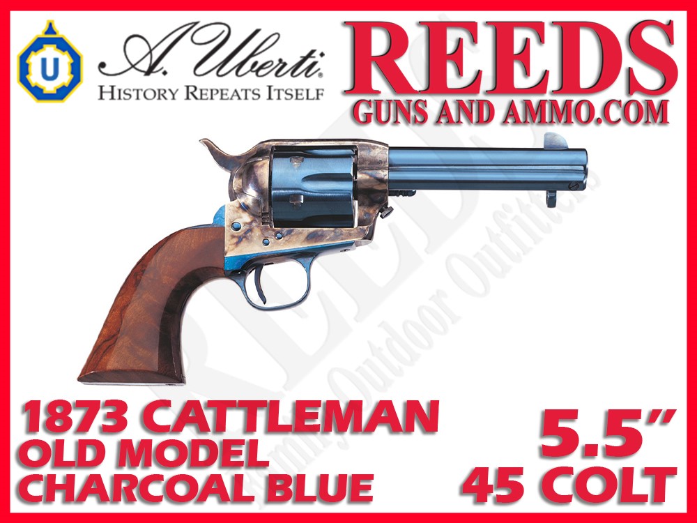 Uberti 1873 Cattleman Old Model Charcoal Blue 45 Colt 5.5in 6 Shot 345133-img-0
