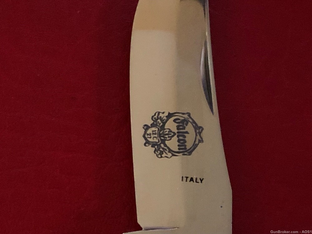Falcon Famous Blades Italy “Tracker” Large Lockback Pocket Knife NOS-img-6