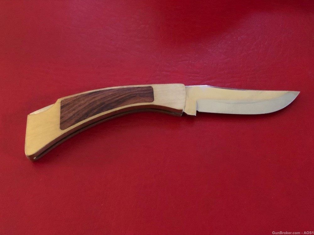 Falcon Famous Blades Italy “Tracker” Large Lockback Pocket Knife NOS-img-1