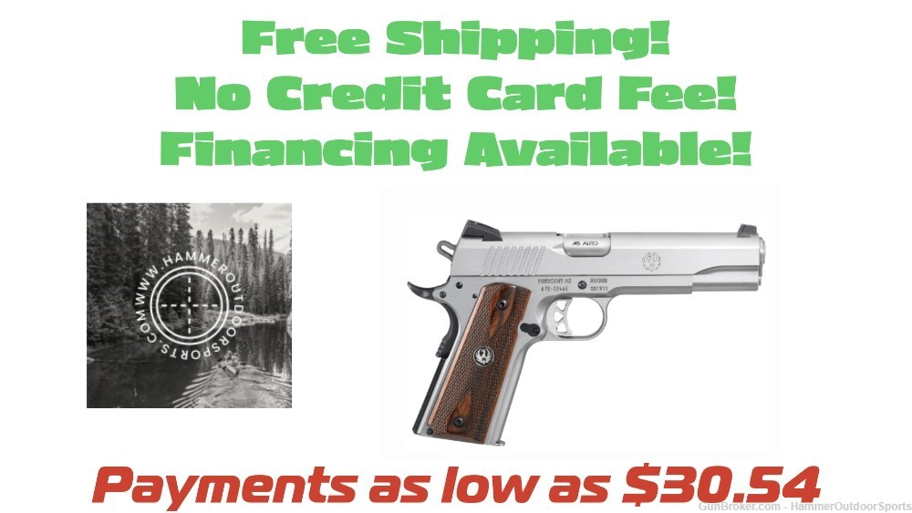 RUGER SR1911 45 AUTO 5" 7-RD/8-RD PISTOL-img-0