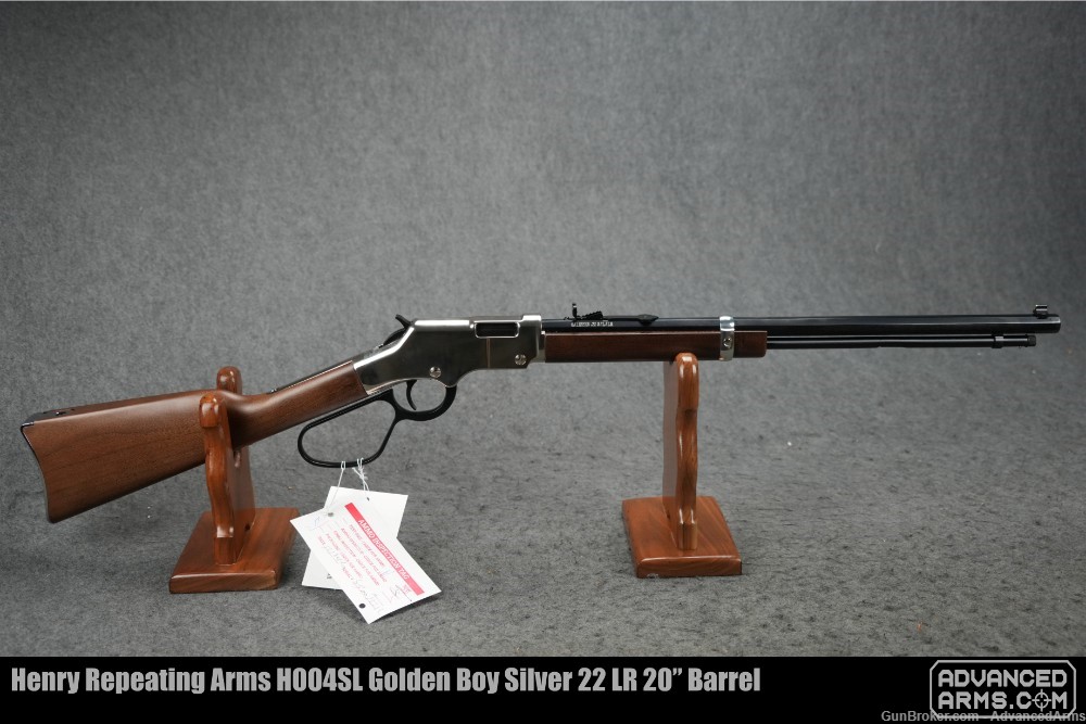Henry Repeating Arms H004SL Golden Boy Silver 22 LR 20” Barrel-img-0