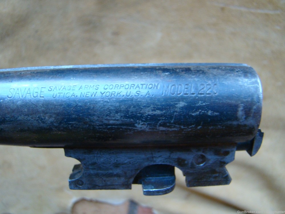 Savage Model 220  12 Gauge barrel-img-8