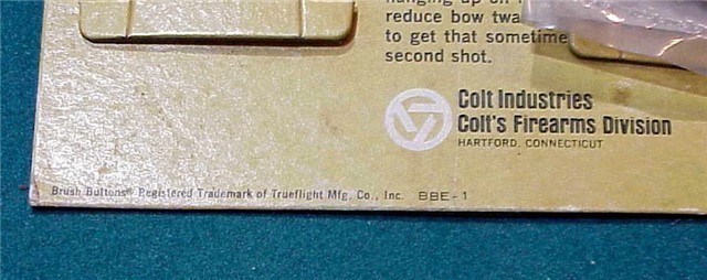 Colt Archery Brush Buttons Dealer Display-img-2
