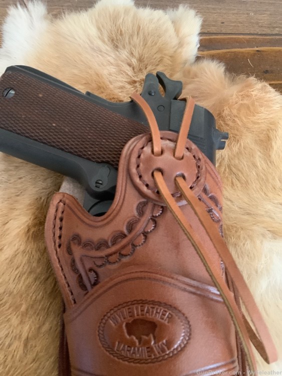 1911 holster. For full size 1911 pistol. US made.Leather-img-4