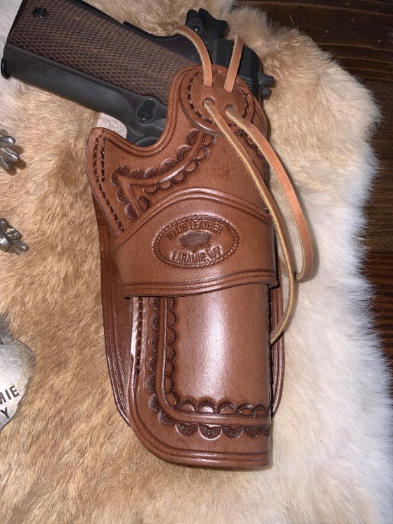 1911 holster. For full size 1911 pistol. US made.Leather-img-0