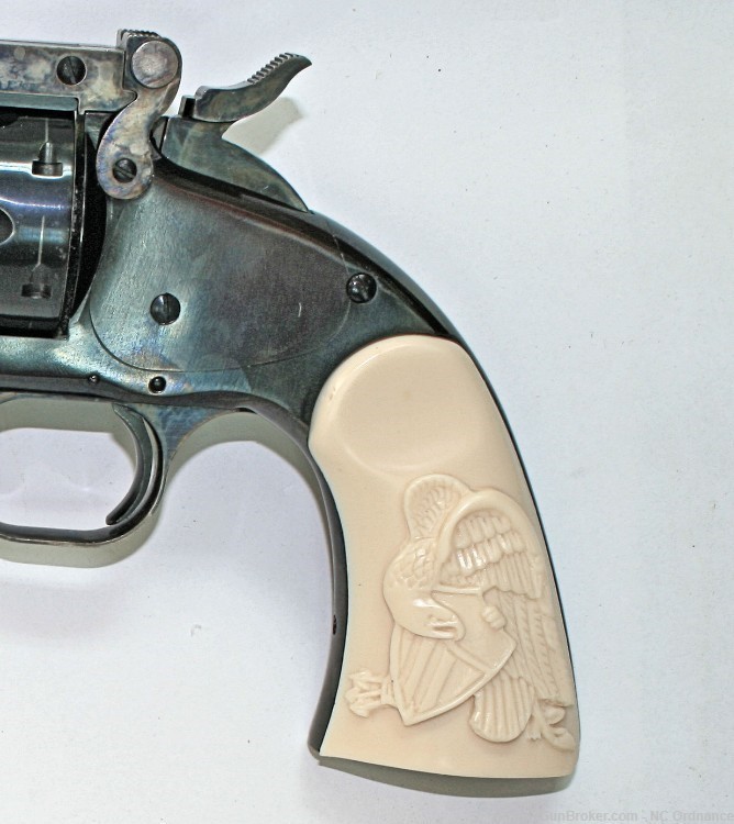 Smith & Wesson Schofield Ivory-Like Grips, Folded Eagle & Shield-img-1