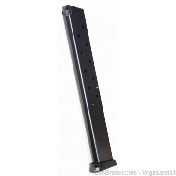 ProMag 1911 .45 ACP 15-round Government, Commander Magazine Blued Steel-img-0