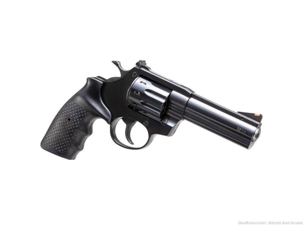 Rock Island AL22B AL22 Revolver, 22 LR, 4" bbl, Blued, SA/DA, Rubber Grip-img-0