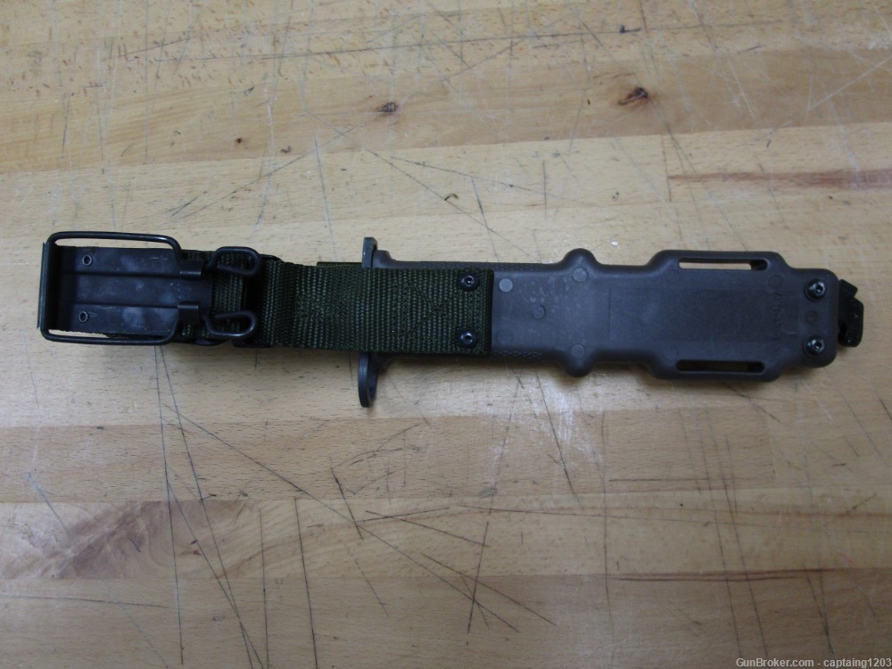 LAN CAY M9 Military Fixed Blade/Saw Tooth Gray Coated & Sheath- USA -2003-img-4