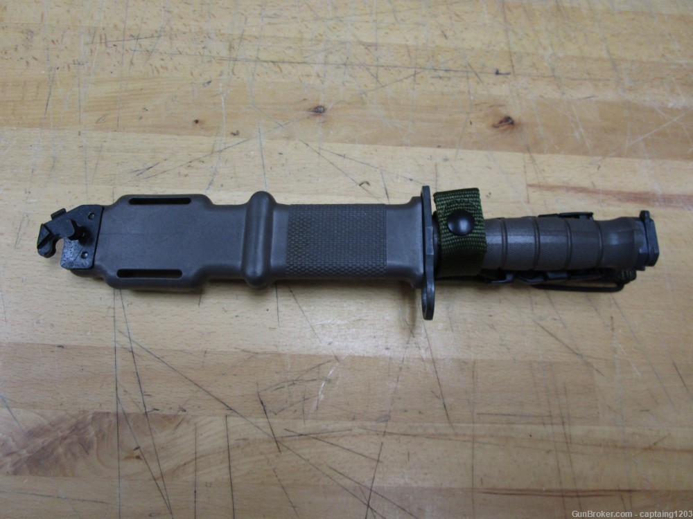 LAN CAY M9 Military Fixed Blade/Saw Tooth Gray Coated & Sheath- USA -2003-img-5