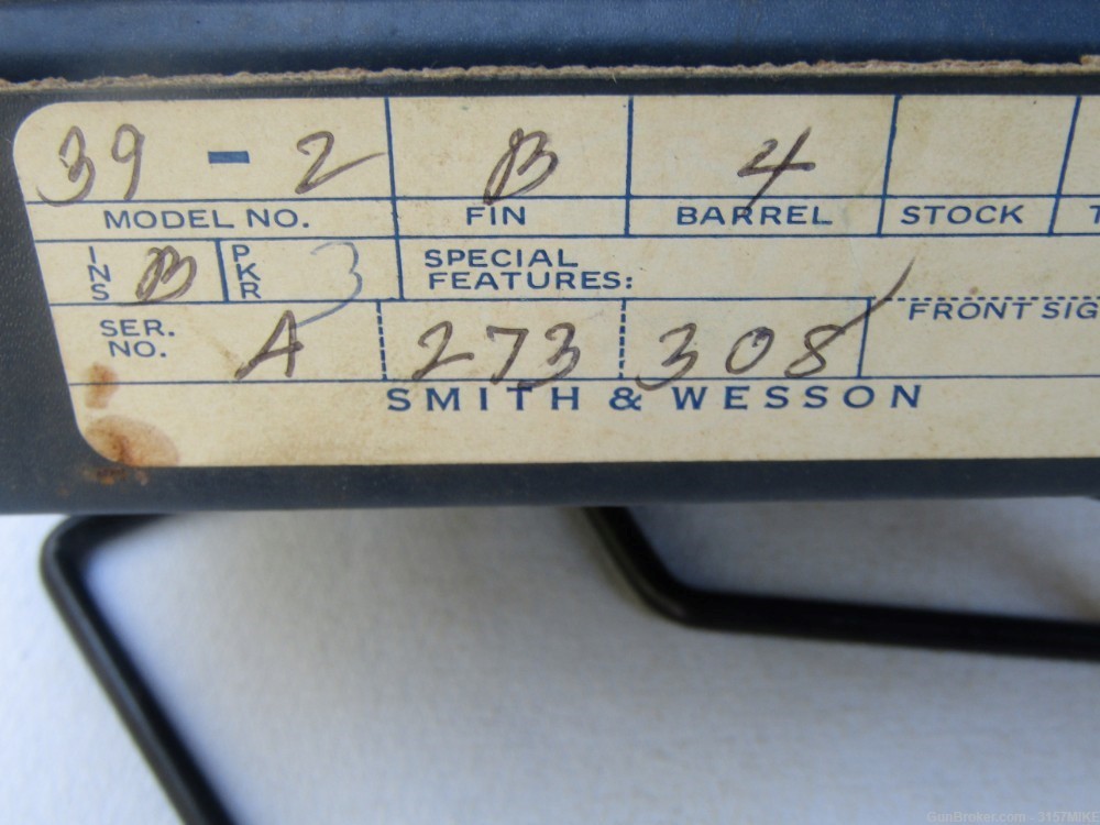 Smith & Wesson Model 39-2, 9mm, 4" Barrel-img-23
