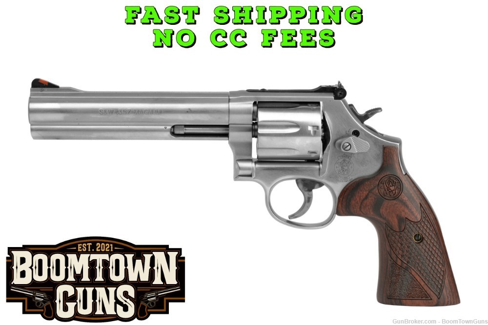 Smith & Wesson, 686 Plus, Deluxe .357mag 6'' barrel stainless (150712)-img-0