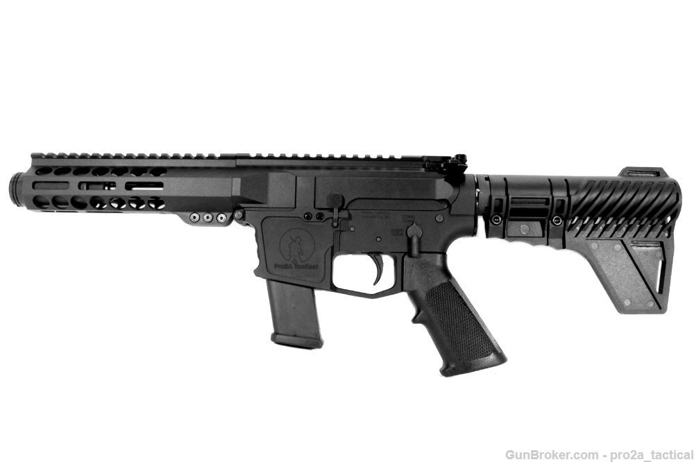 PRO2A TACTICAL PATRIOT 5 inch AR-15 9MM M-LOK Complete Pistol-img-1
