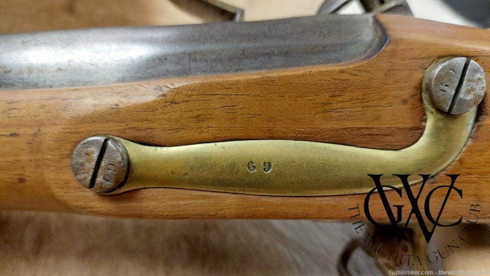 Pre Owned Pihet Paris French Musket V1837 Flint Lock .69 Caliber-img-7