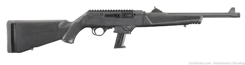 Ruger PC Carbine 9mm 16" Threaded 17 Round mag -img-0