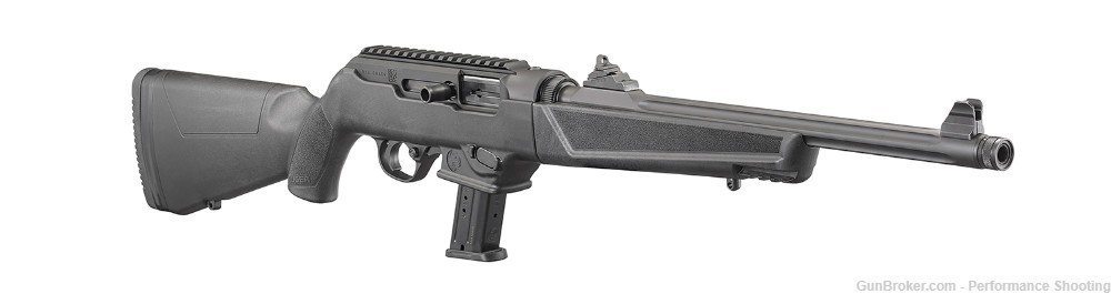 Ruger PC Carbine 9mm 16" Threaded 17 Round mag -img-1