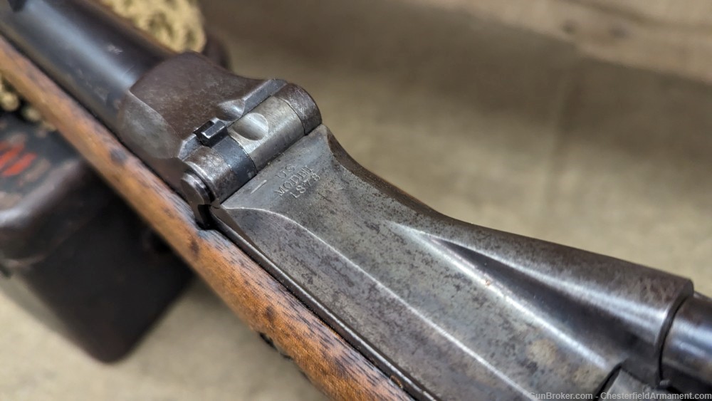 M1873 Springfield Long Range Experiemental Trapdoor rifle 1881 mfg.-img-17
