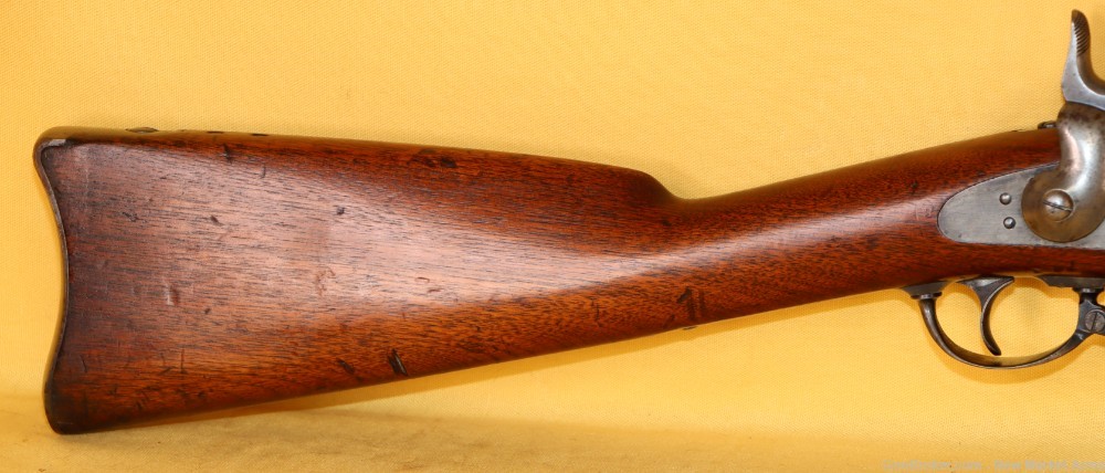 Rare, Early, Orig Config Springfield Model 1873 Trapdoor Rifle c. 1874-img-3