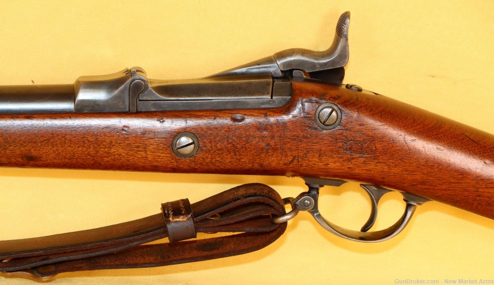 Rare, Early, Orig Config Springfield Model 1873 Trapdoor Rifle c. 1874-img-23