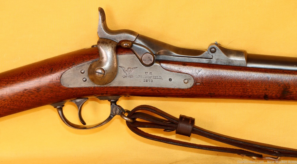 Rare, Early, Orig Config Springfield Model 1873 Trapdoor Rifle c. 1874-img-5
