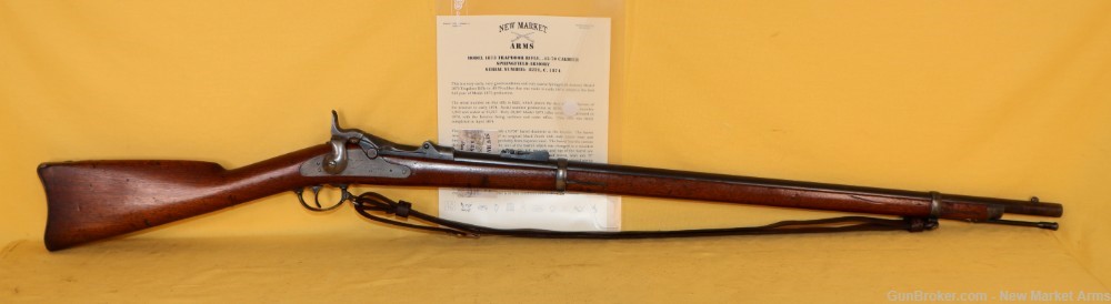 Rare, Early, Orig Config Springfield Model 1873 Trapdoor Rifle c. 1874-img-0