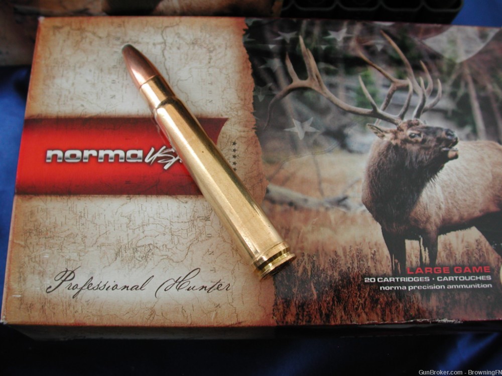 2 Boxes Norma .375 H&H Magnum 300 Gr. Oryx Bullet 40 Rds Holland&Holland-img-0