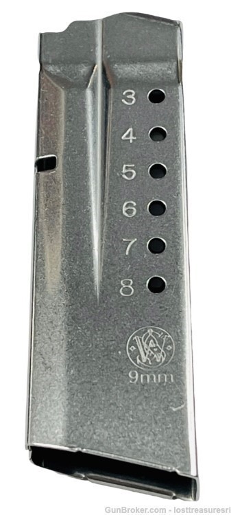 5 New Smith & Wesson M&P Shield 9mm Magazine Tubes Shells 8 Round Capacity-img-6