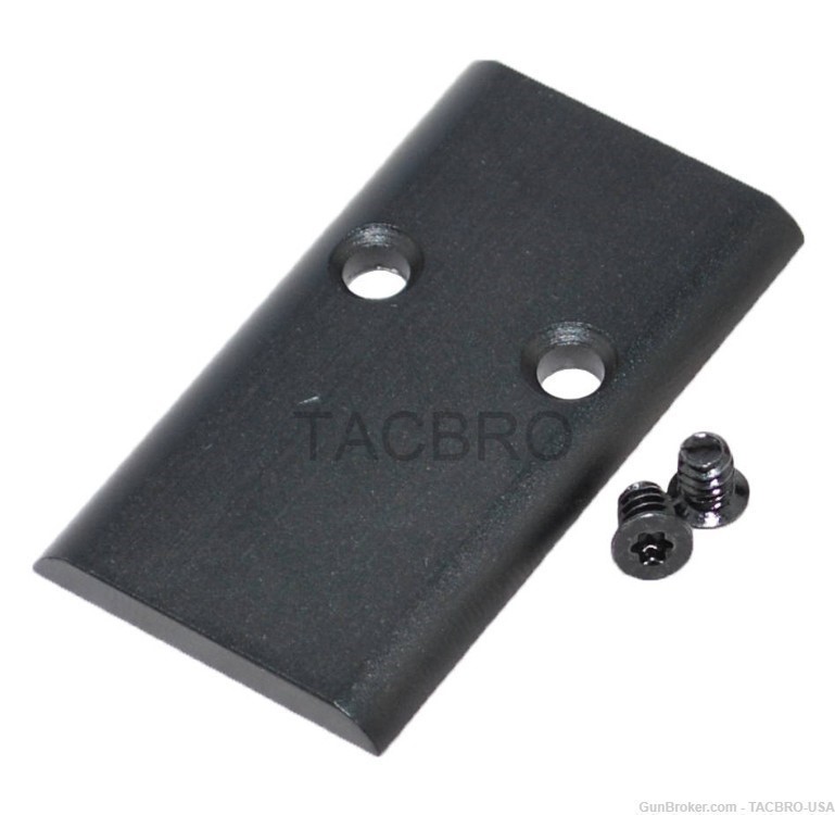 TACBRO Black Universal Cover Plate For Glock 17/19/26 Vortex Viper Burris-img-0