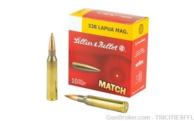 Sellier and Bellot .338 Lapua Mag 300 Grn 50 Rounds-img-0