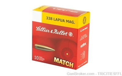 Sellier and Bellot .338 Lapua Mag 300 Grn 50 Rounds-img-1