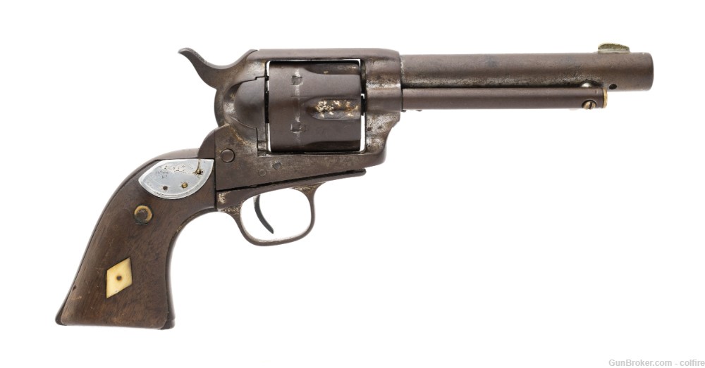 Pair of Colt Single Action Armies Custer Range Ainsworth Inspected (AC509)-img-1