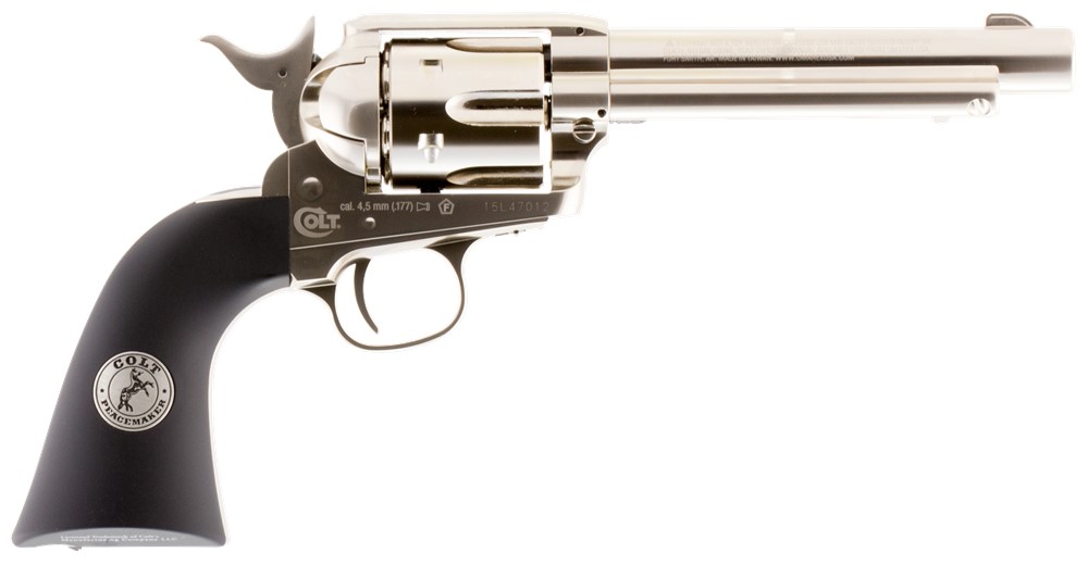 Umarex USA 2254051 Colt Peacemaker CO2 Pistol CO2 177 Pellet 6rd Nickel Fra-img-0